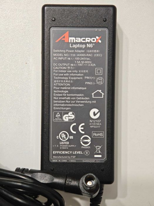 Incarcator laptop Amacrox Laptop N6 - 19V 3.42A 65W universal - Ocazie