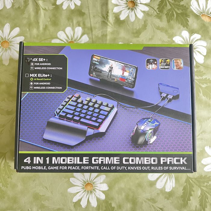 Гейминг клавиатура комплект с мишка за телефон