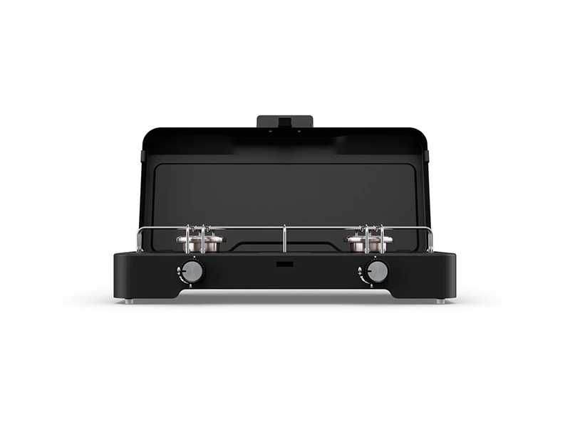 НОВИ! Двоен газов котлон с маркуч и редуцир-вентил къмпинг котлон