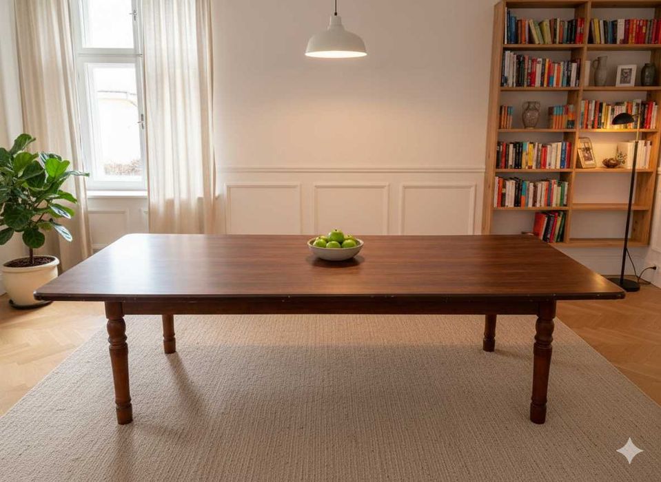 Продам гостинный стол «хонтахта» на 12 человек, длина 2,75 м.