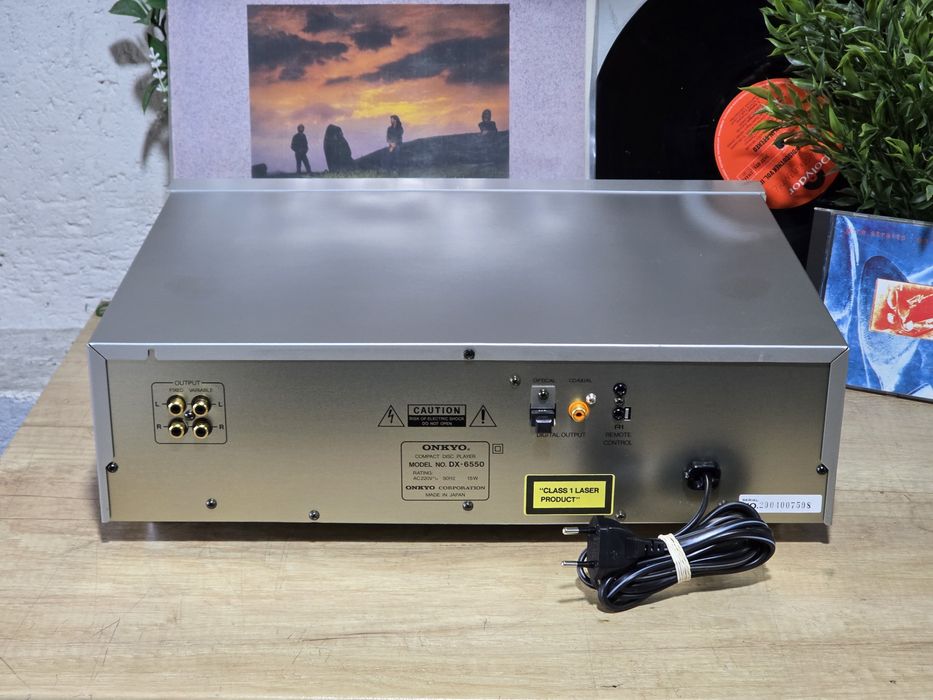 Cd player ONKYO integra DX-6550, varf de serie, hifi stereo, argintiu