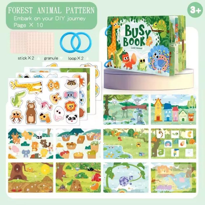 Mini busy book bolalar uchun