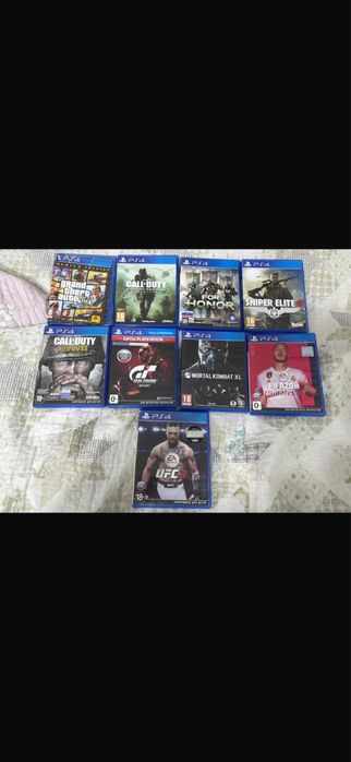 Ps4 pro 9 игр В хорошем состоянии