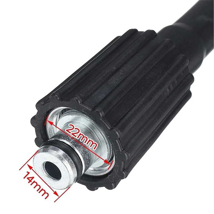 Маркуч за водоструйка с високо налягане - 10 м, M22-14 mm, 400 bar (5800 PSI), до 60°C