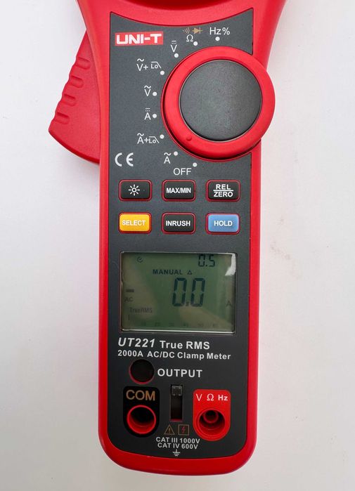 UNi-T UT221True RMS - Нови цифрови амперклещи 2000A AC/DC