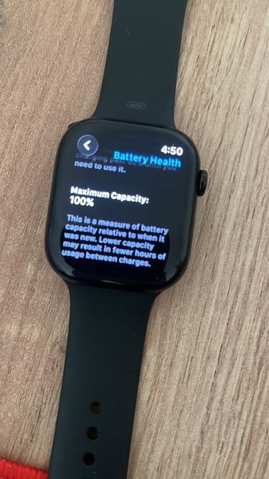 Apple Watch Series 10 46mm Jet Black (Идеальное состояние, АКБ 100%)