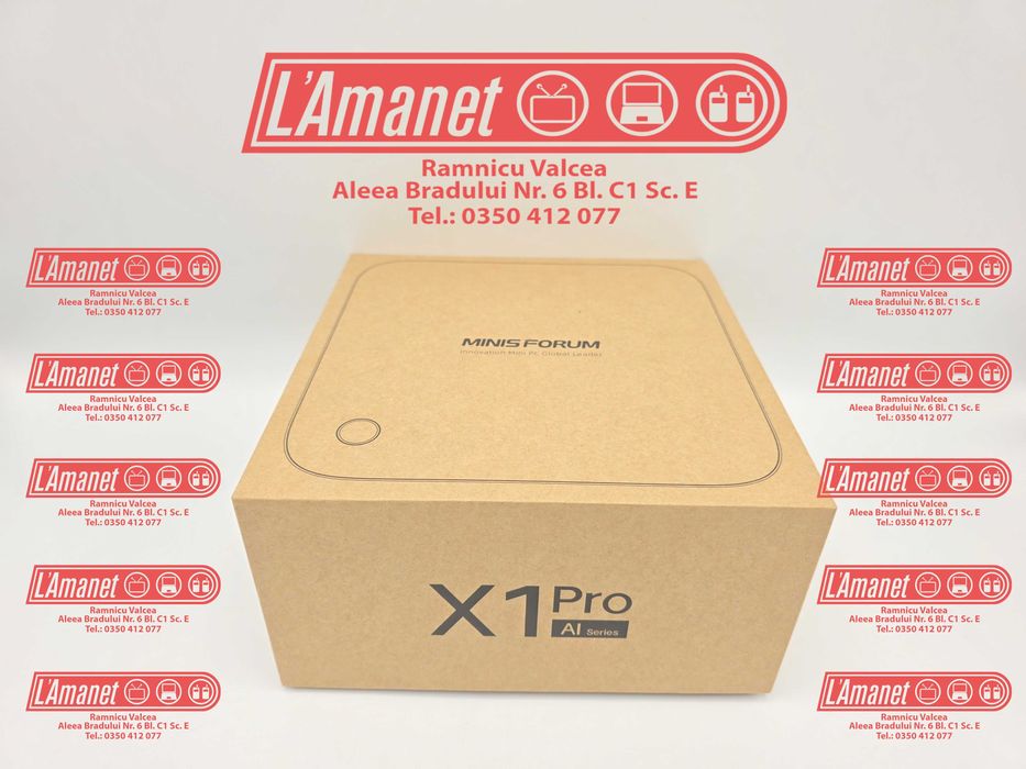Minisforum AI X1 Pro Ryzen AI 9 HX 370 96GB RAM  2TB SSD Nou Sigilat