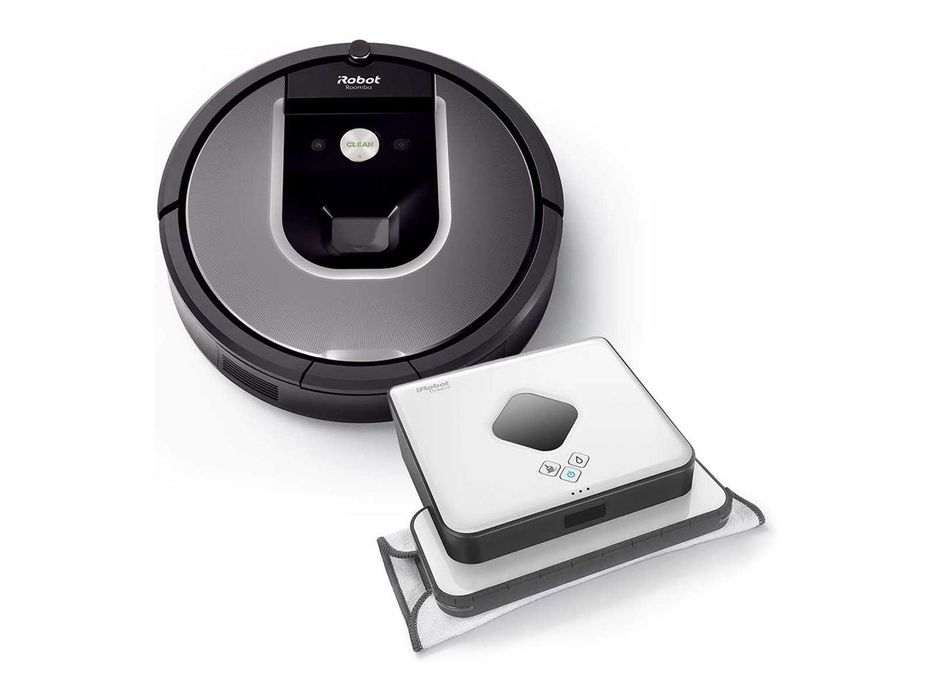 Прахосмукачка робот 2в1 iRobot Roomba 960 Saugroboter + Braava 390T