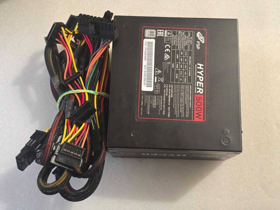 Sursa PC FSP HYPER 500, 500W, PFC Activ, 2 x 6+2 Pin PCI-E, 120mm