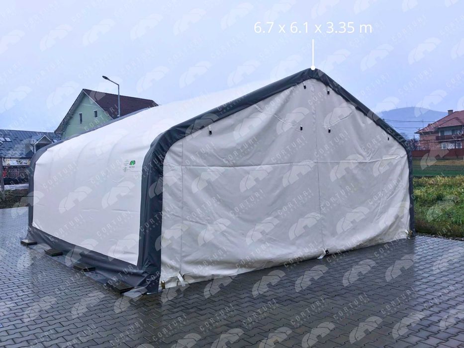 Гаражна палатка 6,7 м X 6,1 м X 3,35 м