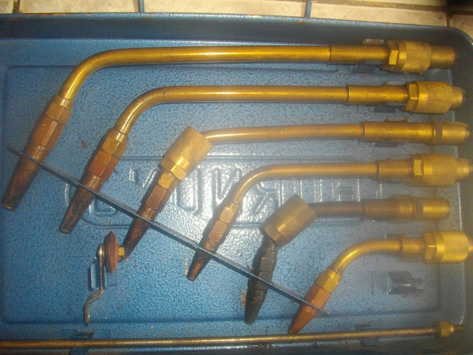 Заваръчна Горелка Резак К-т/ Полска Гедория/ Припой 1кг Флюс Запояване