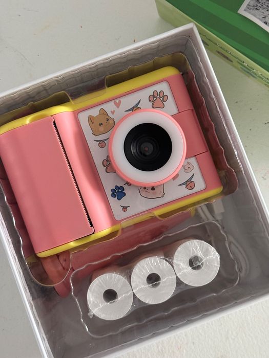Aparat foto copii cu printare, Roz sau Albastru