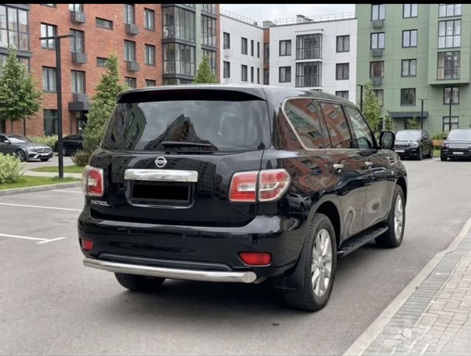 Защита бампера Nissan Patrol Pathfinder X-Trail