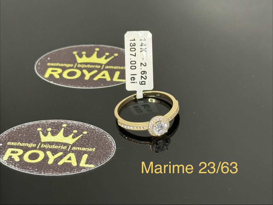 Bijuteria ROYAL : Inel AUR 14K NOU / 2.62 GR