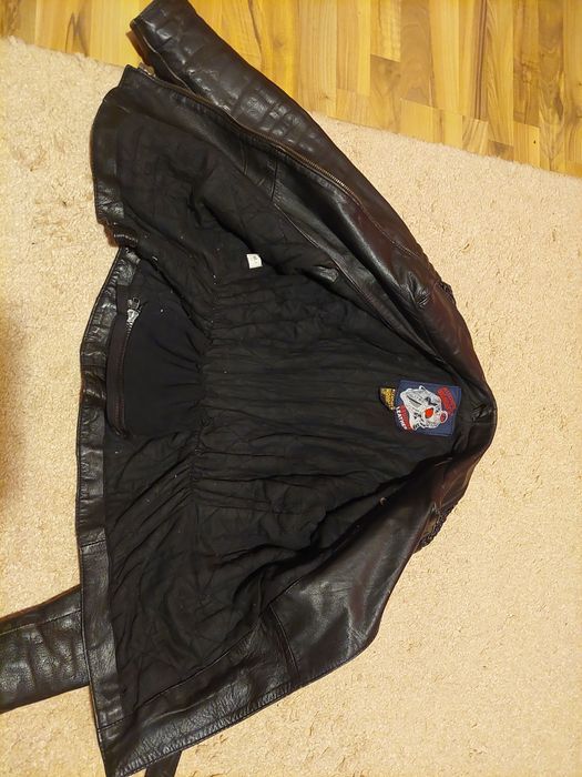 Geaca de dama moto,chopper,rock,piele,model clasic,vintage