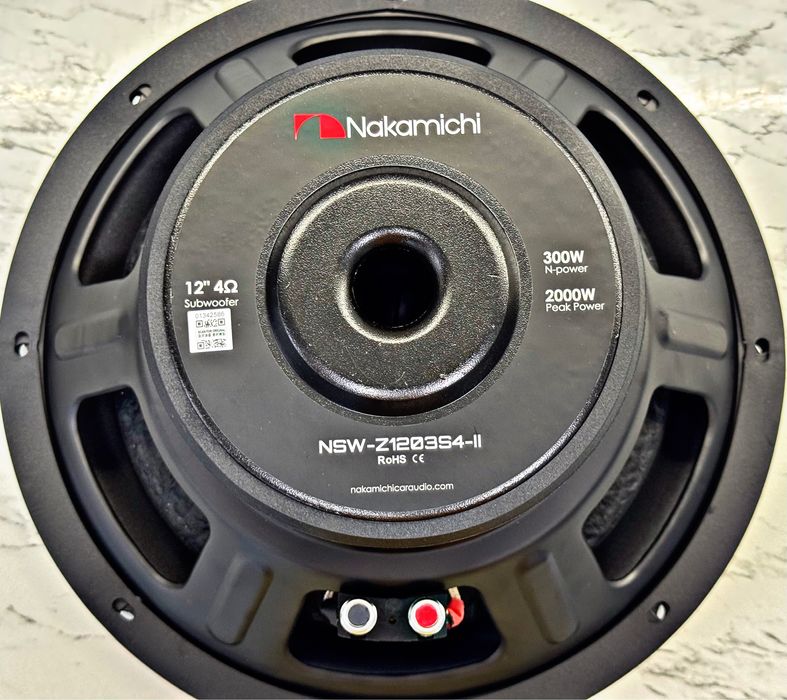 Сабвуфер Nakamichi NSW-Z1203S4 2000w(sambufer,bufer)(jbl,machete,dl)