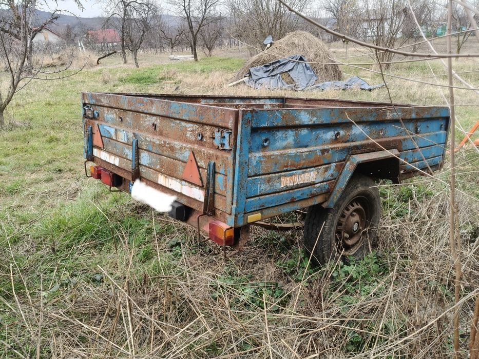 Remorca inmatriculata