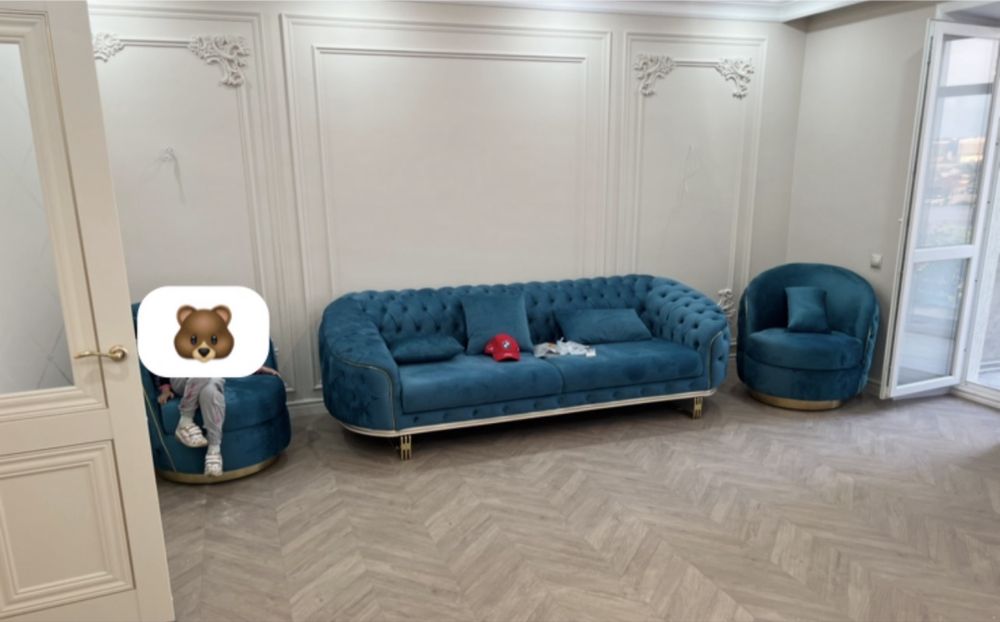 Продам диван + 2 кресла