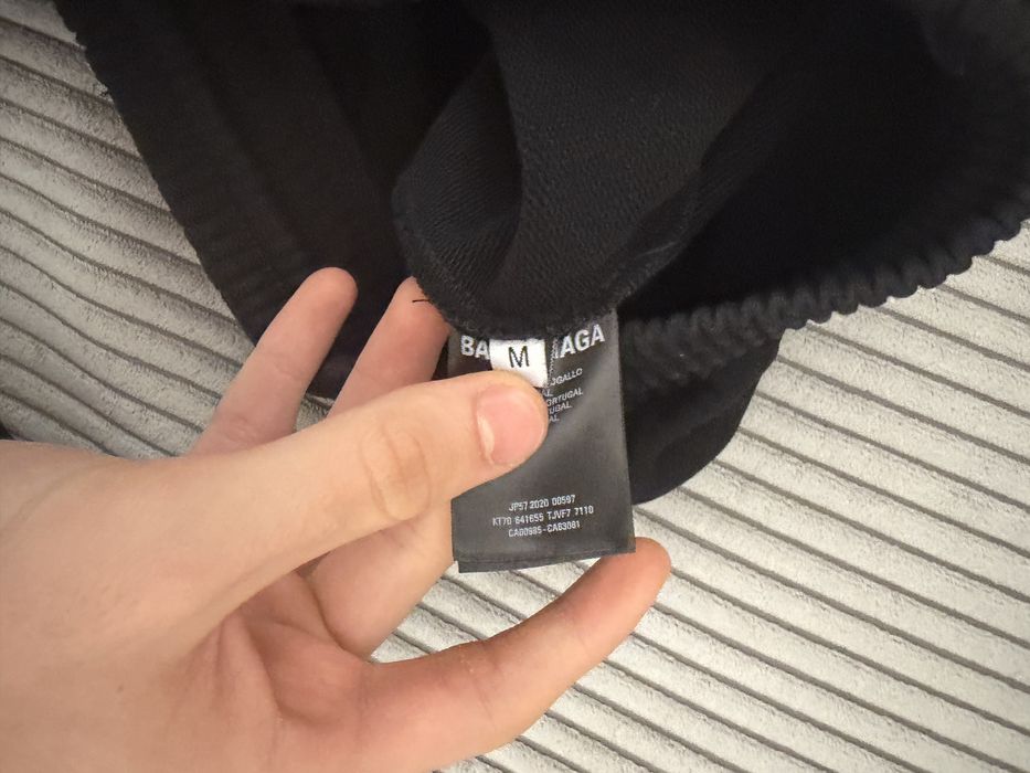 Balenciaga pants logo