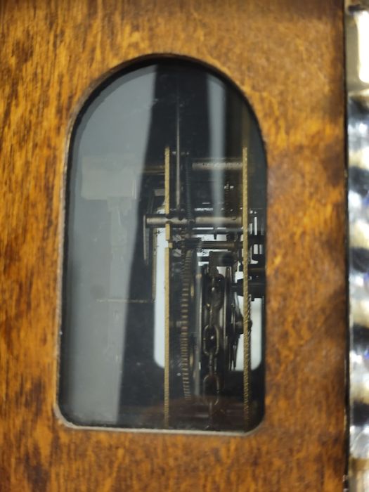 Стенен холандски часовник  „Zaanse“, в махагонов корпус