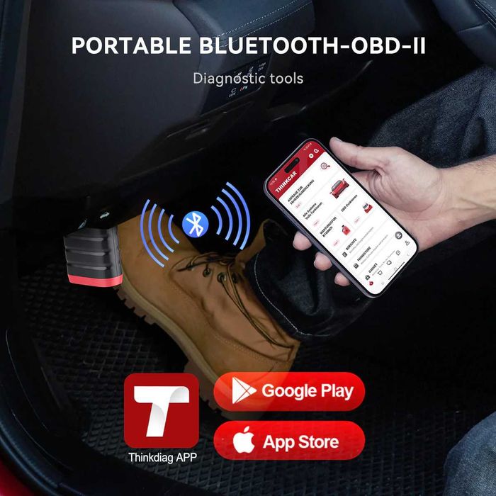THINKCAR THINKDIAG MINI – Bluetooth OBD2 диагностичен скенер