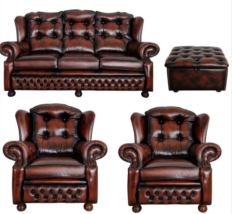 Дизайнерска холна гарнитура Chesterfield