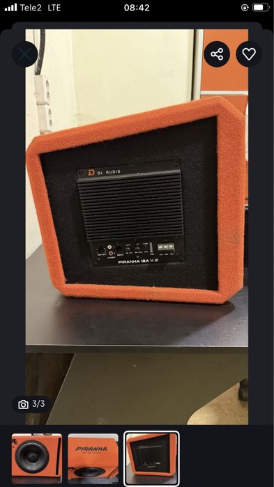 Продается Сабвуфер Piranha