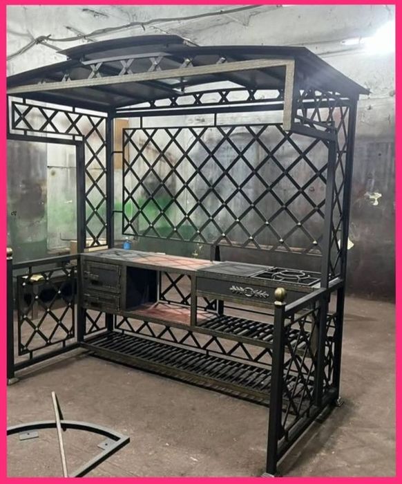 Мангальная зона для дома