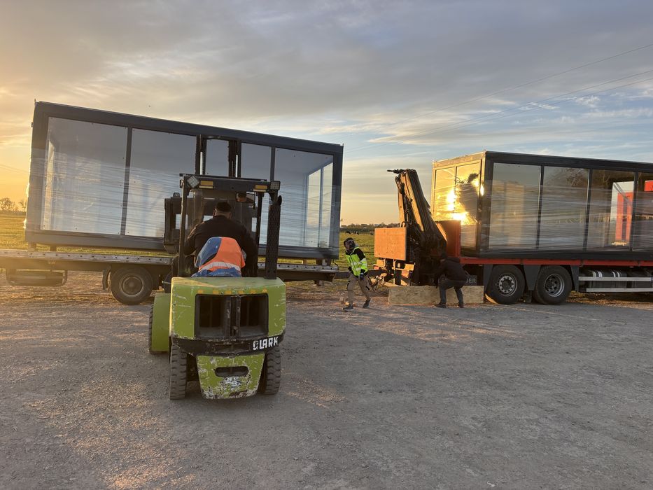 Container modular 2.7m x 6m pe stoc