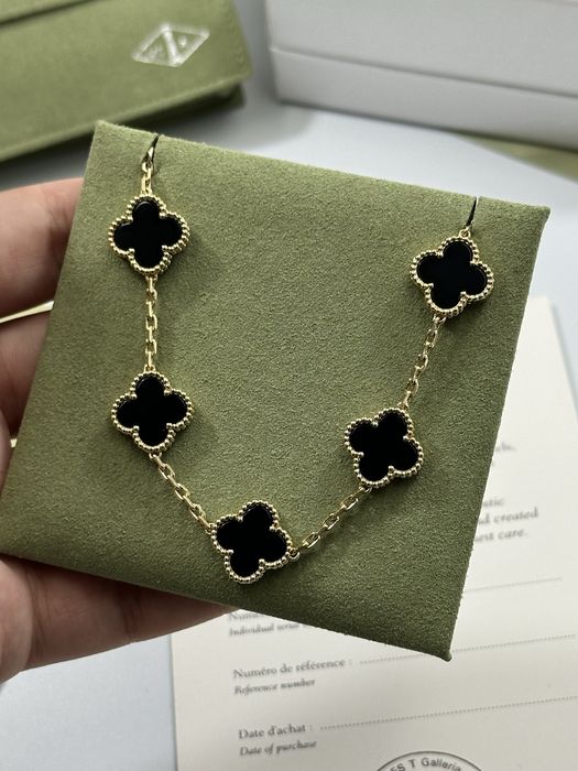 Brățară Van Cleef & Arpels 5 motifs Gold 750 Black
