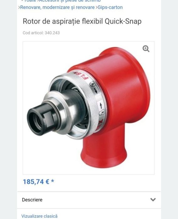 Masina de Gaurit cu carotă umede FLEX BH 612 VR Nou