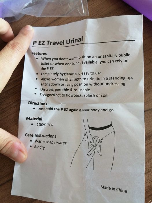 Dispozitiv palnie ptr urinat din picioare potrivit femei minione