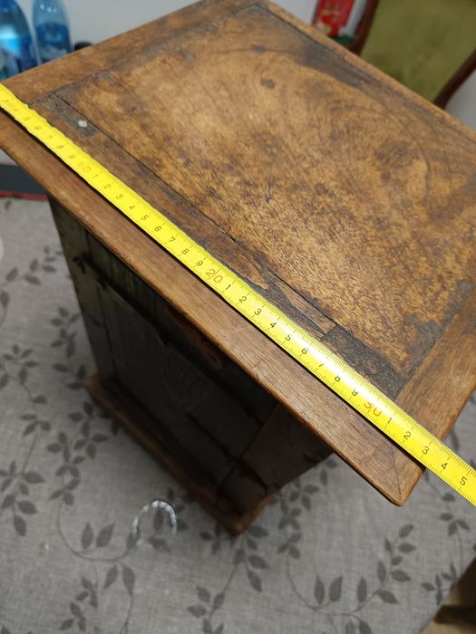 Noptiera lemn de tek, vintage