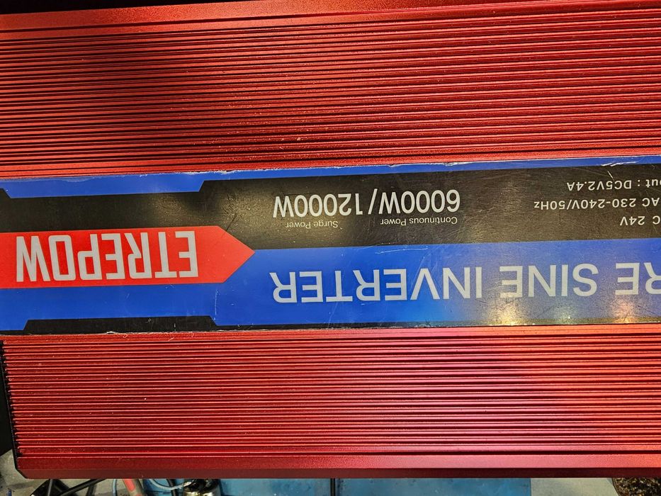 Etrepow 6000W 12000W peak 24v unda pura cu telecomanda