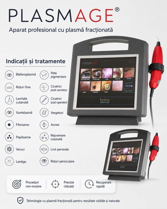 Vând aparat PLASMAGE®️ Full Refurbished – plasmă fracționată / blefaroplasmă / dermatologie estetică