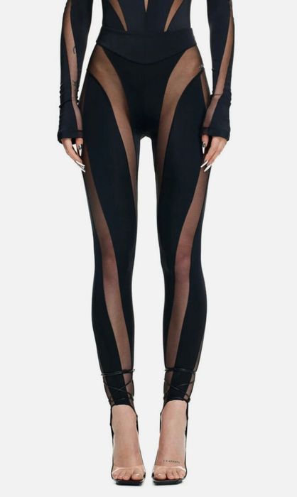 Нов Mugler x H&M клин, eu 36