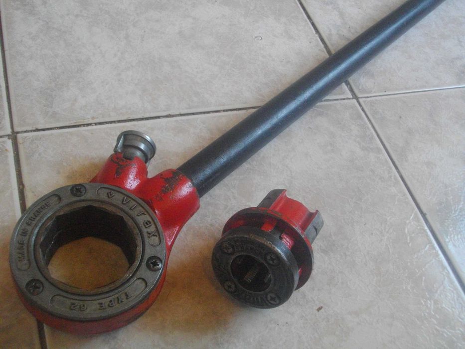 VIRAX 521-Made in FRANCE-Винторезка/Винтонарезка/ПлашкаРезби Тръби-1/2