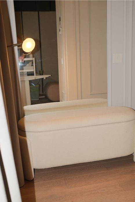 Banchetă bouclé cu sistem de depozitare – H&M Home