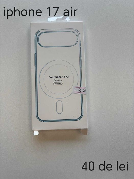 Huse, Folii, Cabluri iPhone 17 Air - Montaj gratuit folie