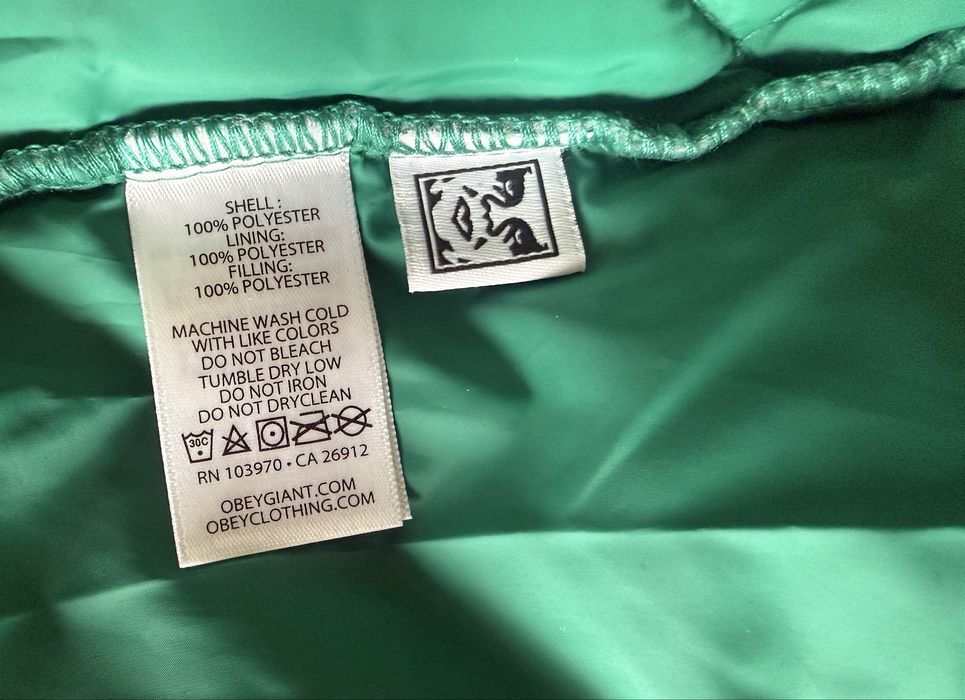 OBEY Collectors Quilted Jacket ОРИГИНАЛНО мъжко яке - М-L