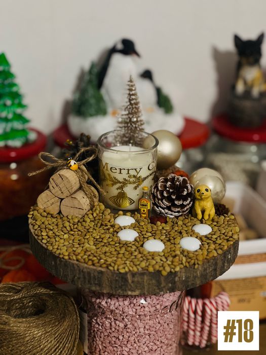 Ръчно изработени свещи от естествени материали - различни модели