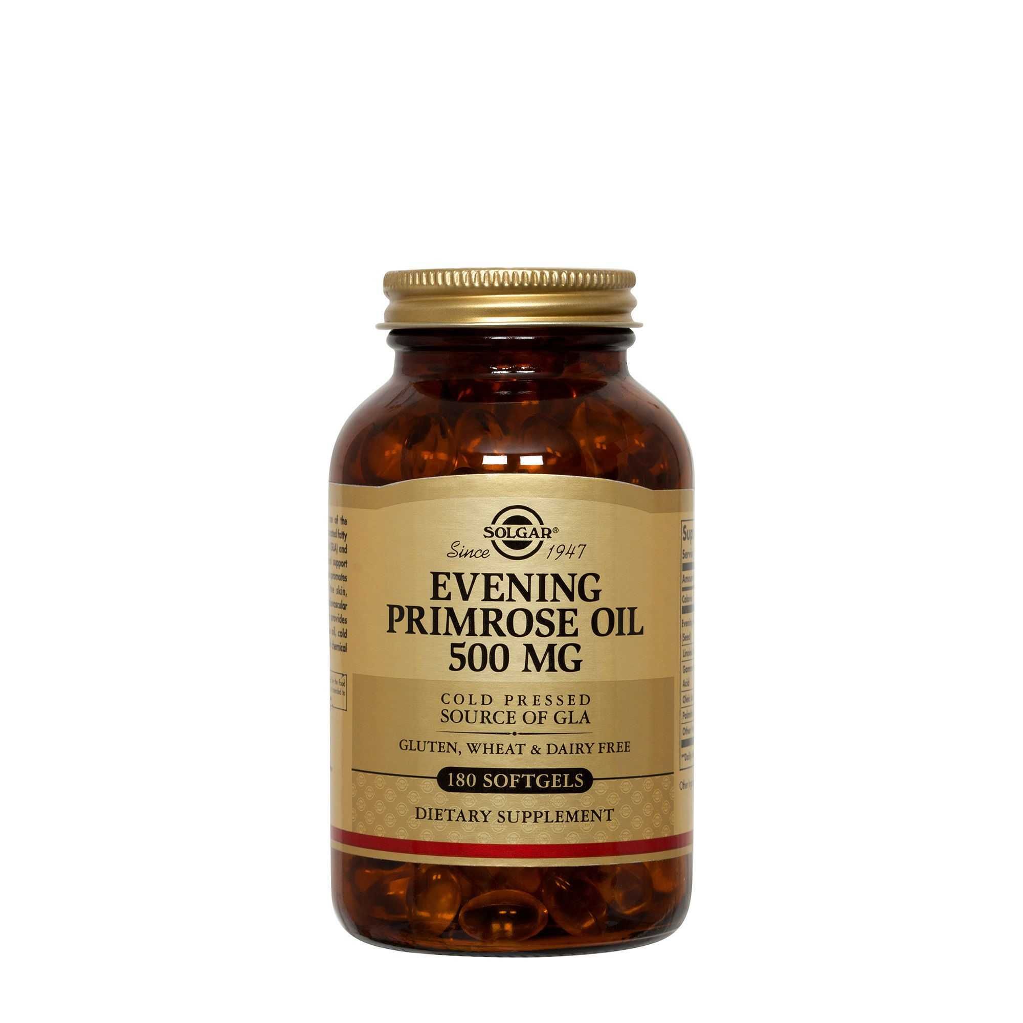 Solgar масло Примулы вечерней Evening Primrose Oil 500 mg 180 Softgels ...