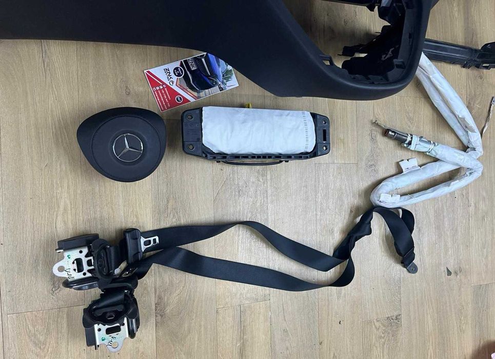 Mercedes Benz V kit airbag volan pasager - plansa de bord cusatura