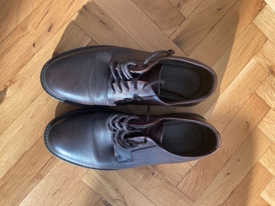 Massimo Dutti Leather Derby Shoes, brown, Ref. 2233/650