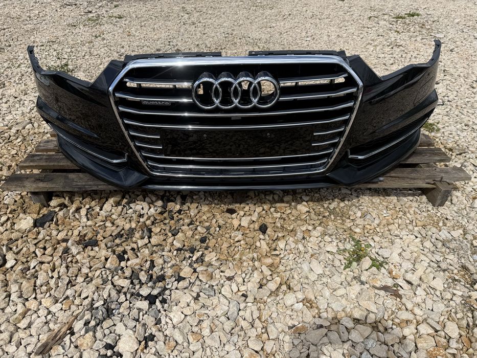 Предна Броня ОРИГИНАЛ Audi A6 C7 4G / S-Line / 2017г. Ауди А6 Ц7