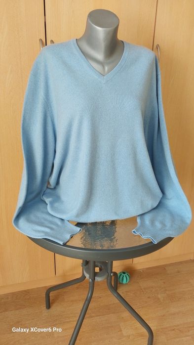 Мъжки пуловер Gran Sasso. 100% кашмир.Размер 2XL/ 3XL