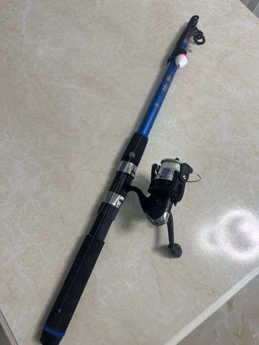 Спининг для ребалки длина 3 метир и 3,60 м и 4,50 м в сборе готовая