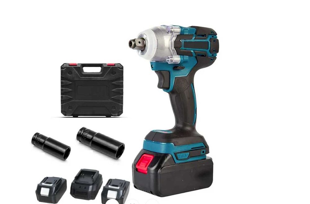 Trusa Masina de Insurubat cu Impact 5Ah cu 2 Acumulatori, 350Nm 98V