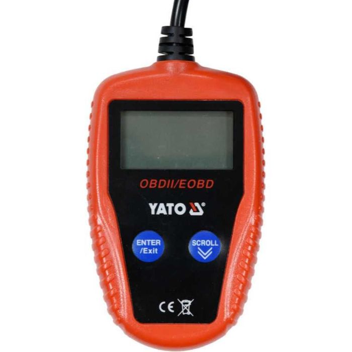 Уред за автомобилна диагностика YATO OBD II - EURO YT 72977