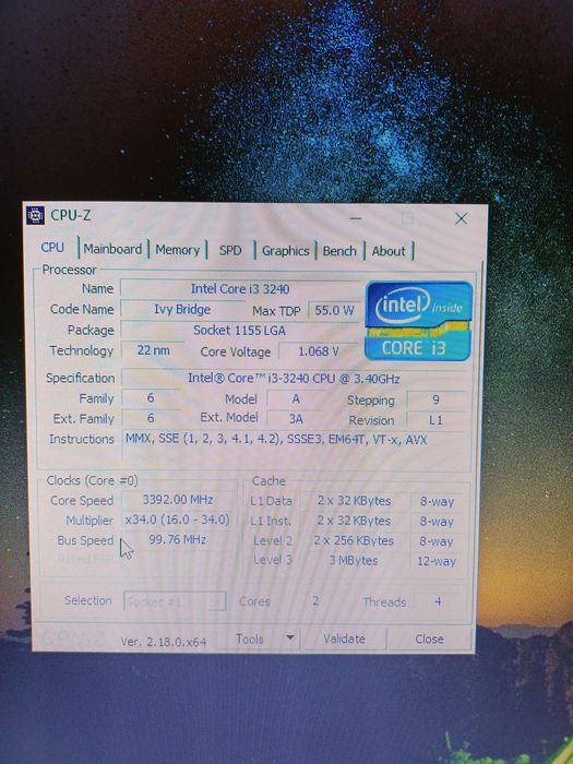 Intel Core i3-3240/ встроенная графика
